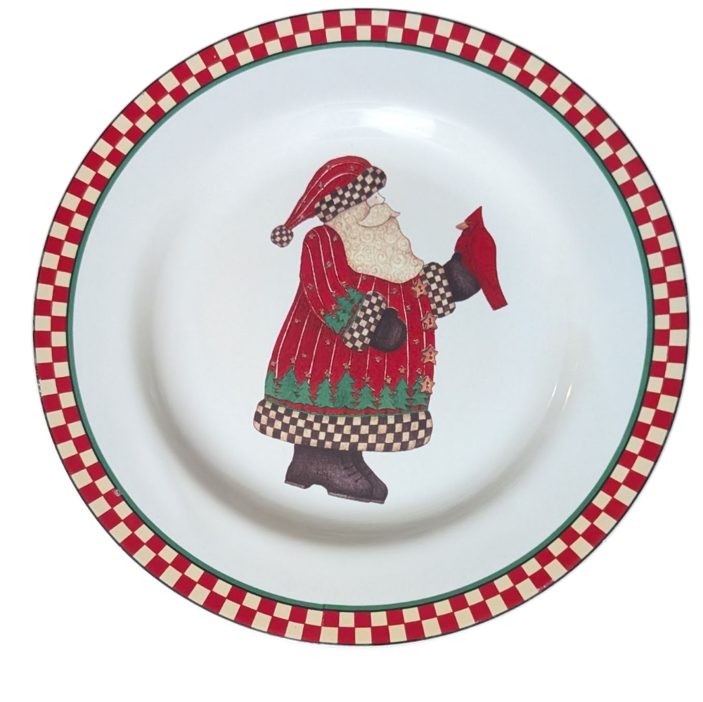 Debbie Mumm Magic Of Santa Plates - Set Of 4 - Picture 4 of 7